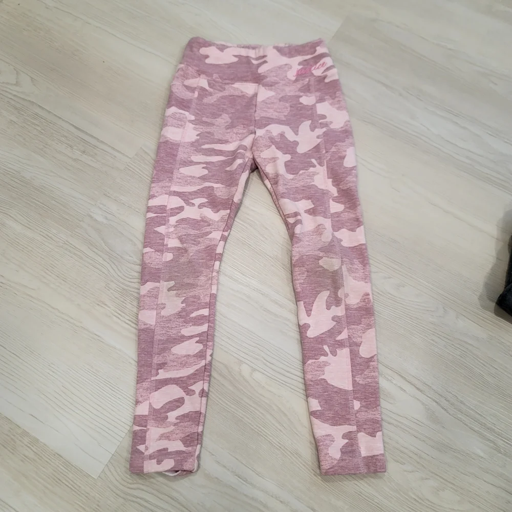 JUSTICE Bundle Of 3 Cozy Winter Fall Leggings Size 8